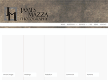 Tablet Screenshot of jamesmazza.com